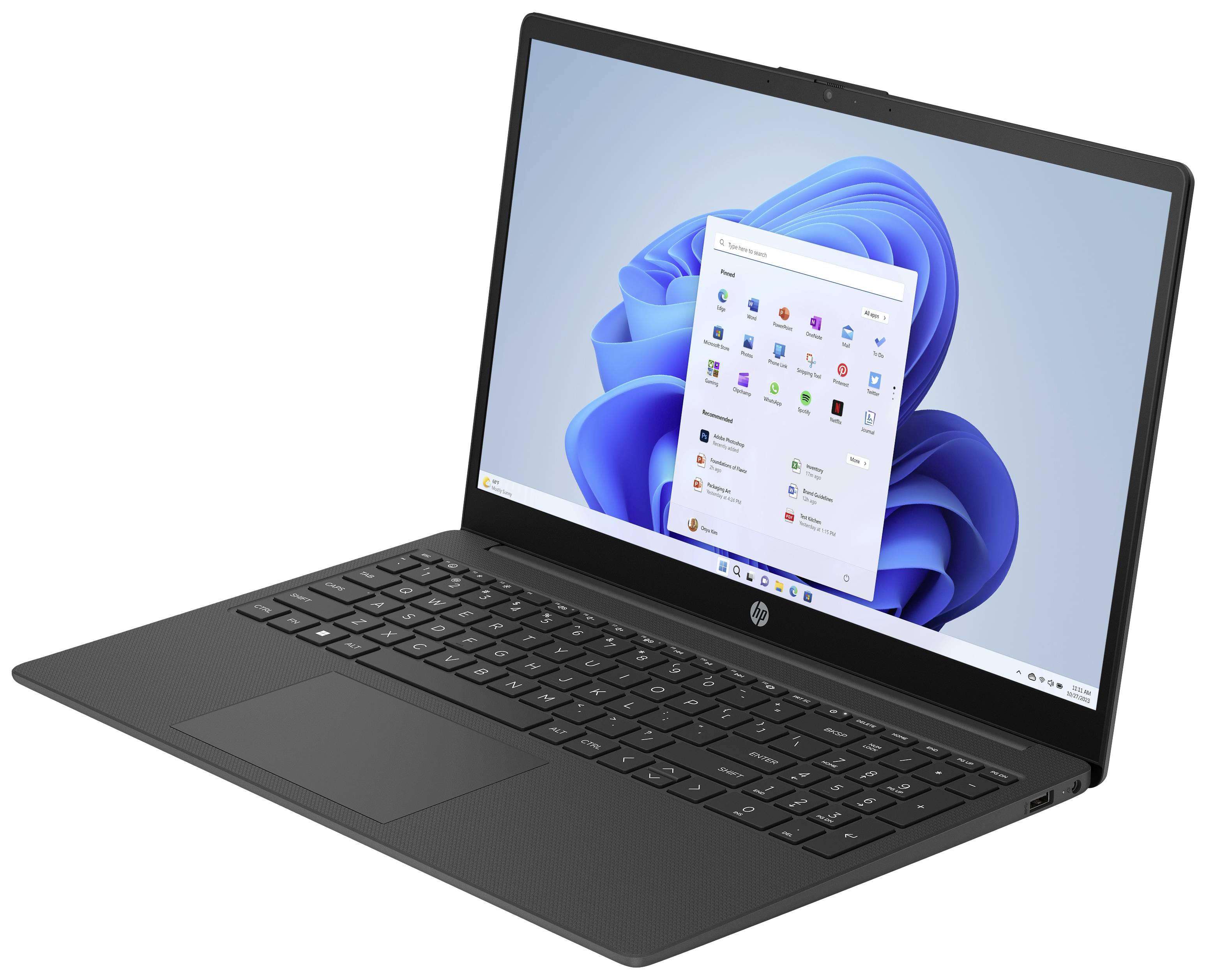 HP Notebook Laptop 15-fd0033ng 39.6cm (15.6 Zoll) Full HD Intel® Core™ i3 i3-1315U 8GB RAM 256GB SSD Intel Iris Xe Win 11 Home