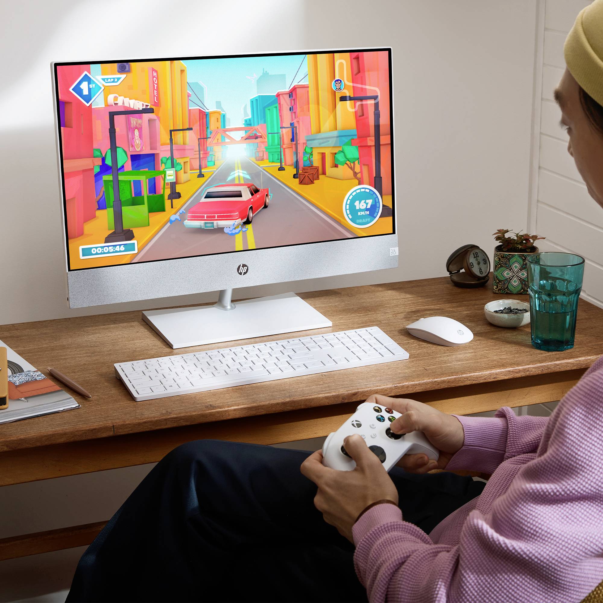 HP All-in-One PC Pavilion 27-ca2001ng 68.6 cm (27 Zoll) QHD Intel® Core™ i7 i7-13700T 4.9 GHz 16 GB RAM 1 TB SSD Intel UHD Graphics 770 Win 1