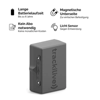 Trackilive EverFind GPS Tracker Fahrzeugtracker, Multifunktionstracker Schwarz 1St. Trackilive EverFind GPS Tracker Fahrzeugtracker, Multifunktionstracker Schwarz 1St.