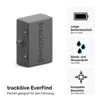 Trackilive EverFind GPS Tracker Fahrzeugtracker, Multifunktionstracker Schwarz 1St. Trackilive EverFind GPS Tracker Fahrzeugtracker, Multifunktionstracker Schwarz 1St.