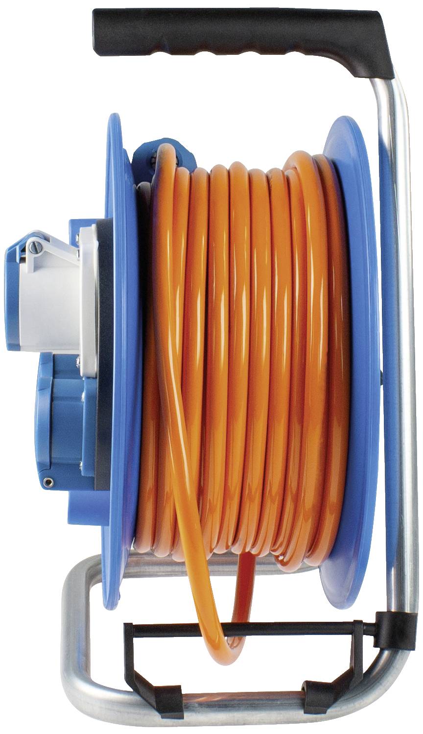 AS Schwabe 10170 Kabeltrommel 25m Orange CEE-Stecker 16A 3polig