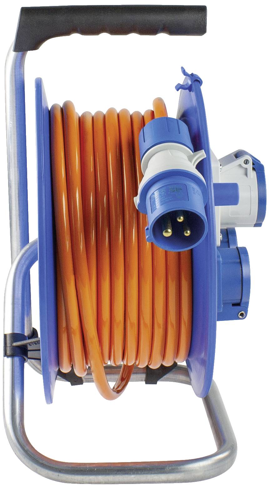 AS Schwabe 10170 Kabeltrommel 25m Orange CEE-Stecker 16A 3polig