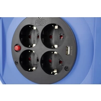 AS Schwabe 11151 Kabeltrommel 50m Schwarz Schutzkontakt-Stecker AS Schwabe 11151 Kabeltrommel 50m Schwarz Schutzkontakt-Stecker