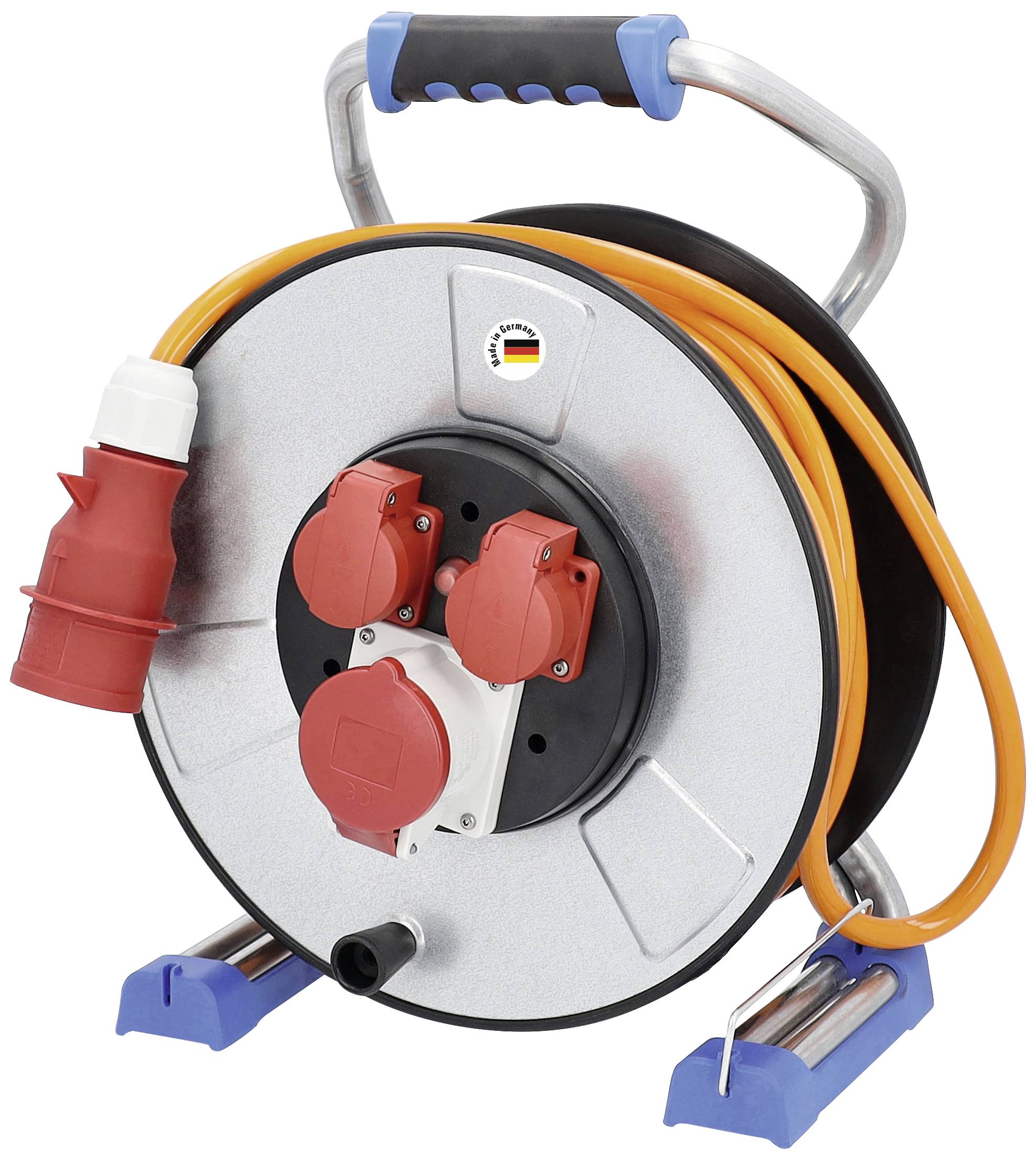 AS Schwabe 23994 Kabeltrommel 40m Orange CEE-Stecker 16A 5polig