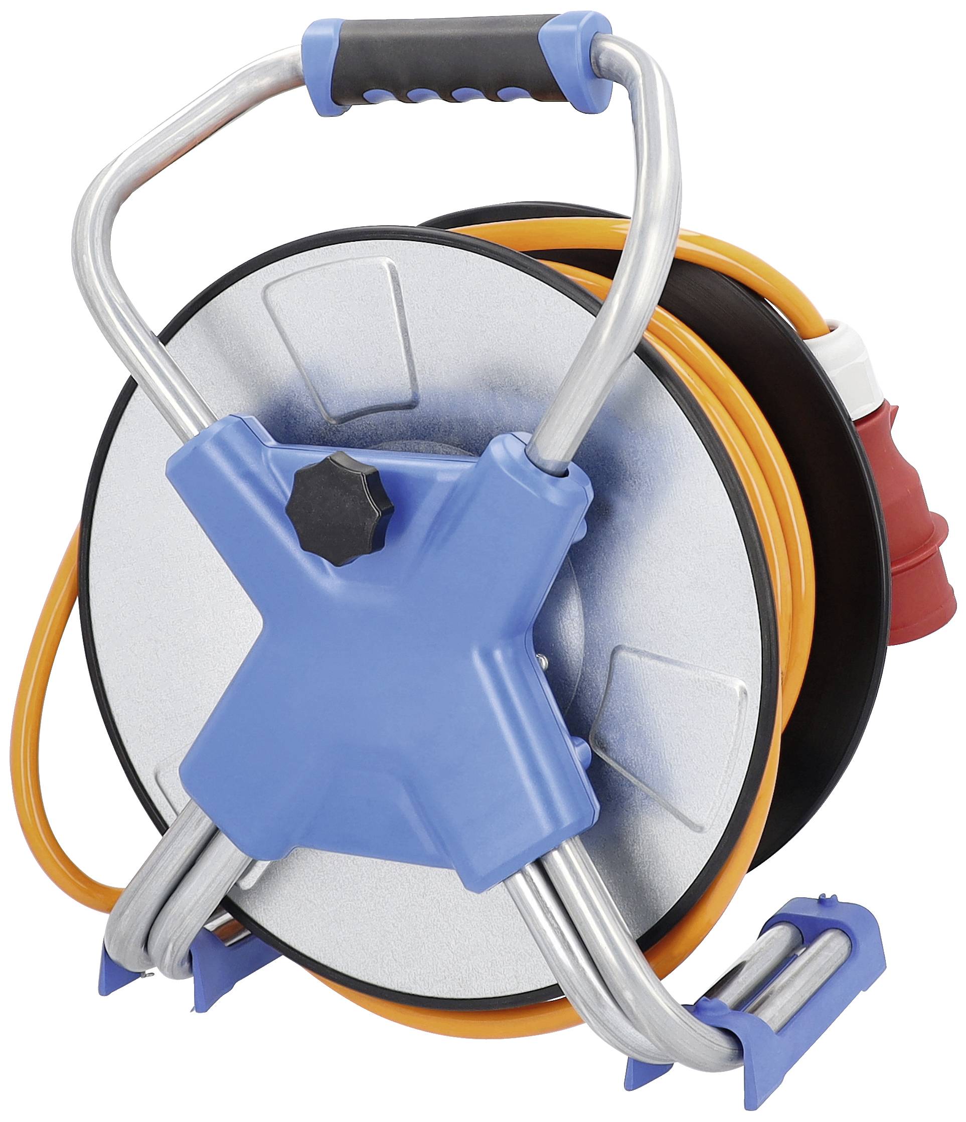 AS Schwabe 23998 Kabeltrommel 25m Orange CEE-Stecker 16A 5polig