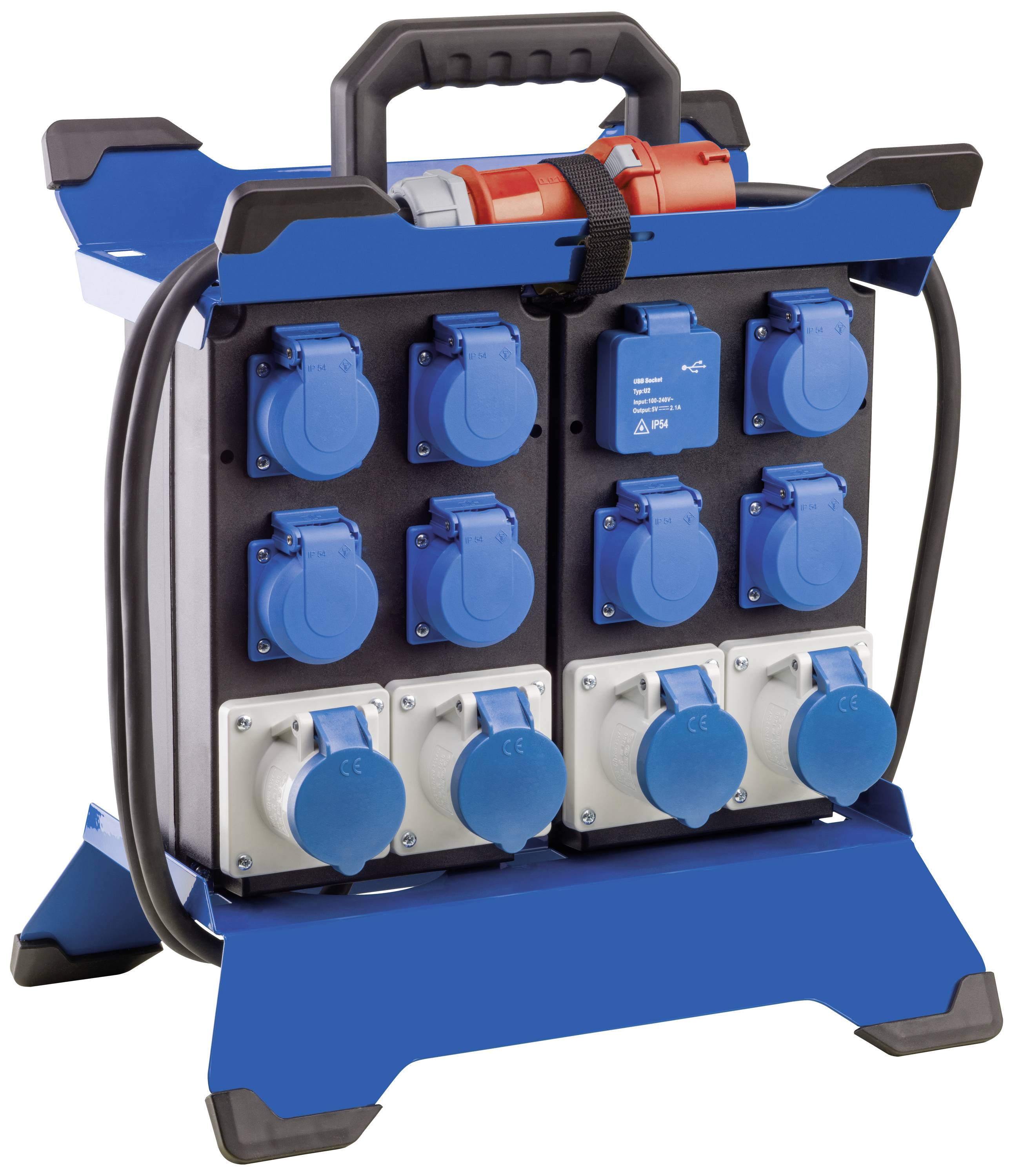 AS Schwabe Baustromverteiler Stecky DUO 8 60938 400V 16A