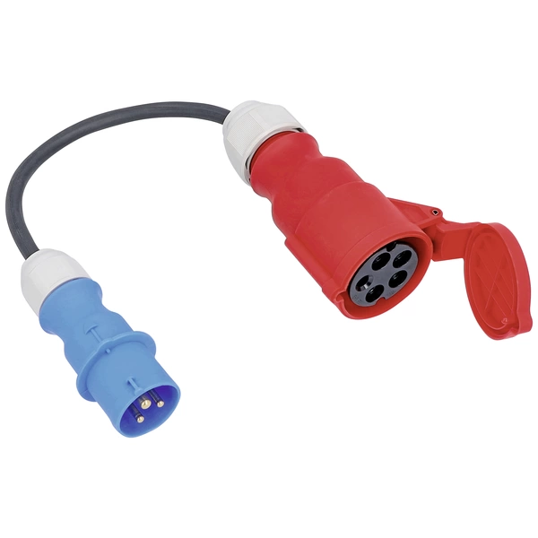 AS Schwabe 61374 Strom Adapterkabel 16A Schwarz 0.3m H07RN-F 3X 2,5mm² AS Schwabe 61374 Strom Adapterkabel 16A Schwarz 0.3m H07RN-F 3X 2,5mm²
