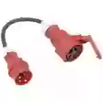 AS Schwabe 61376 Strom Adapterkabel 16A Schwarz 0.3m H07RN-F 5G 2,5mm² AS Schwabe 61376 Strom Adapterkabel 16A Schwarz 0.3m H07RN-F 5G 2,5mm²