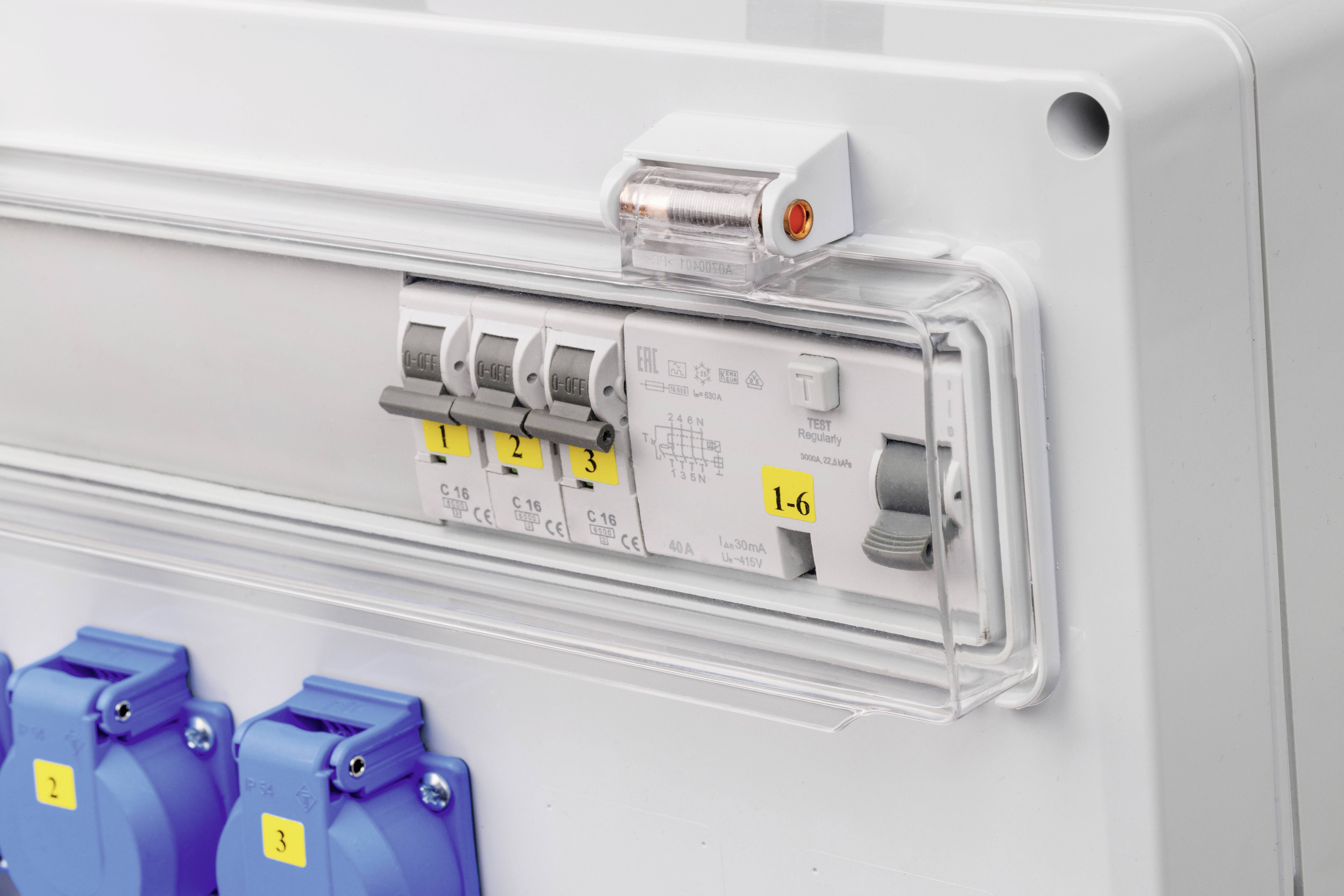 AS Schwabe CEE Stromverteiler FIXO 2 61514 400V