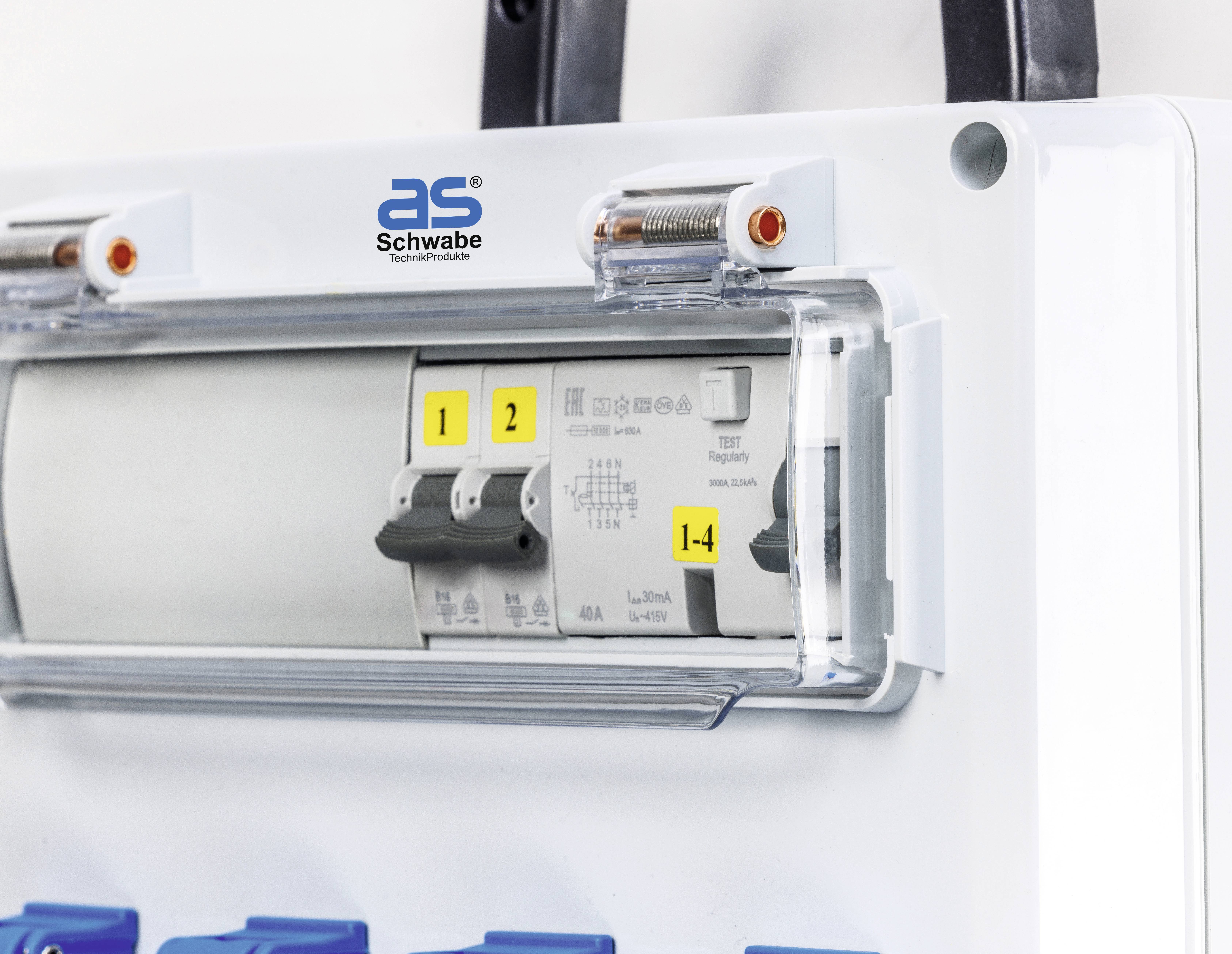AS Schwabe CEE Stromverteiler FIXO 1 61522 400V 16A