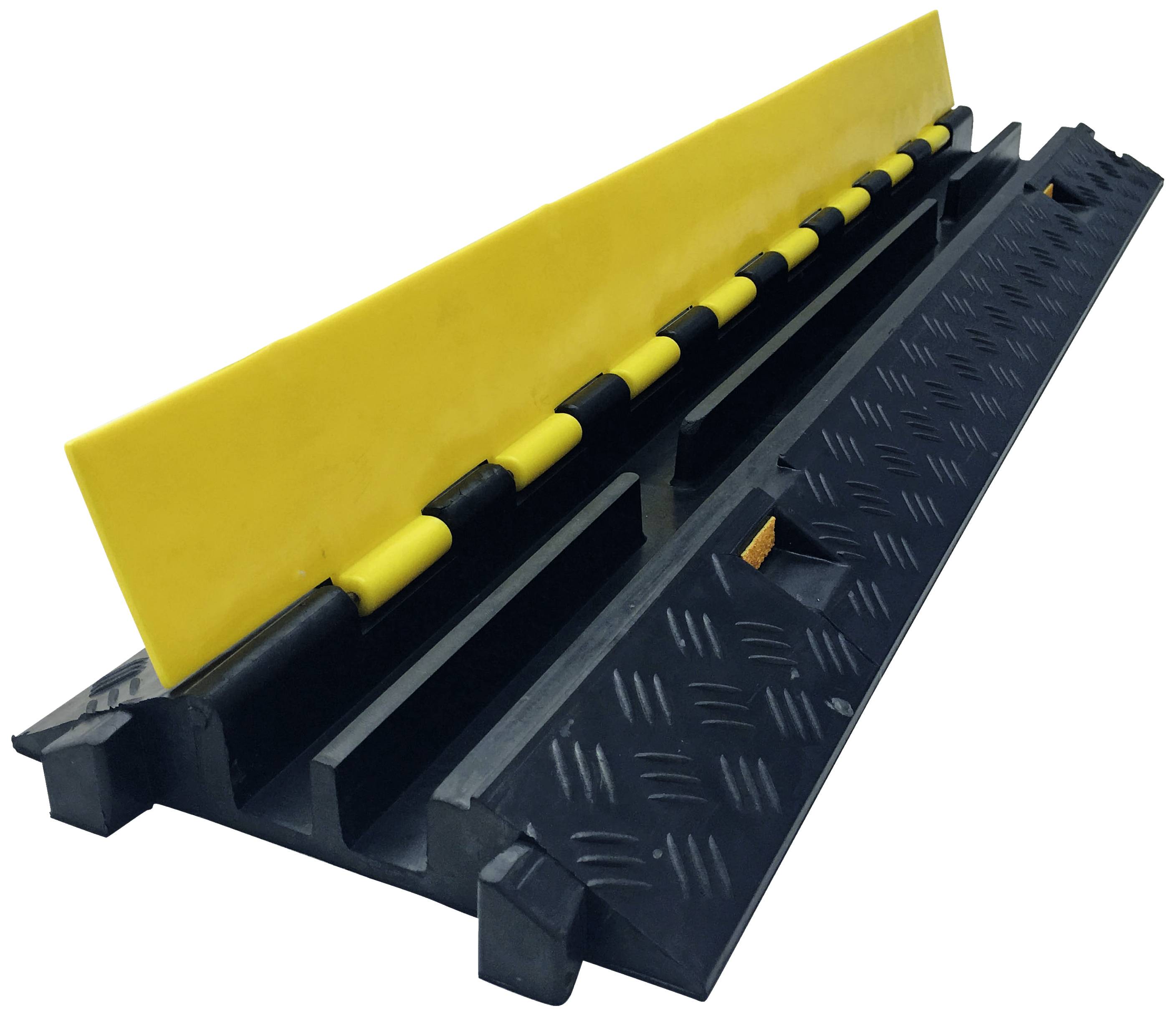 AS Schwabe Kabelbrücke 63225 Gummi Gelb Anzahl Kanäle: 2 1020mm Inhalt: 1m