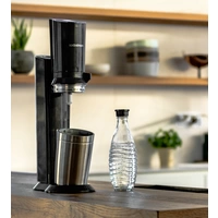 Sodastream Wassersprudler Crystal 3.0 Schwarz, Edelstahl Sodastream Wassersprudler Crystal 3.0 Schwarz, Edelstahl