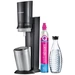 Sodastream Wassersprudler Crystal 3.0 Schwarz, Edelstahl Sodastream Wassersprudler Crystal 3.0 Schwarz, Edelstahl