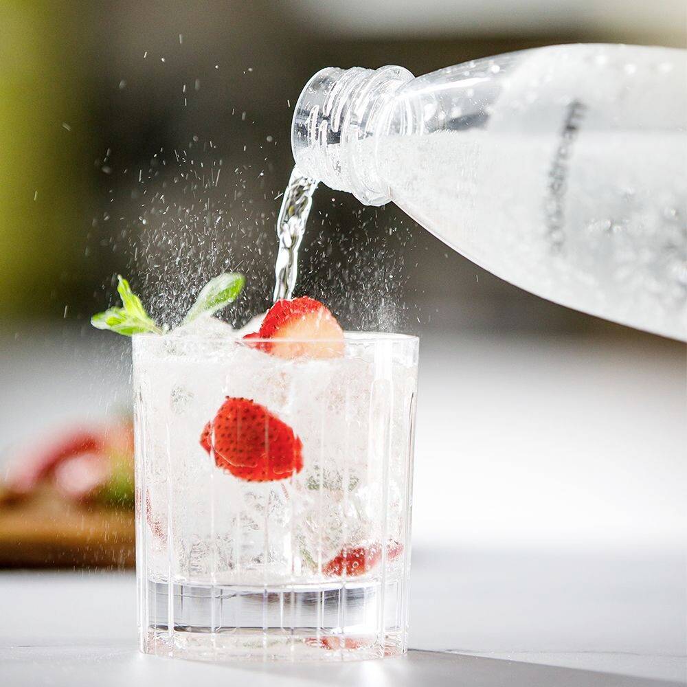 Sodastream Wassersprudler Art Schwarz, Edelstahl