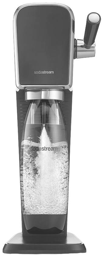 Sodastream Wassersprudler Art Schwarz, Edelstahl