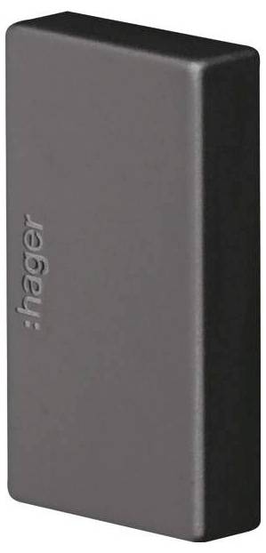 Hager LFF2003569011 Endstück (B x H) 33mm x 20mm 1 St. Anthrazit