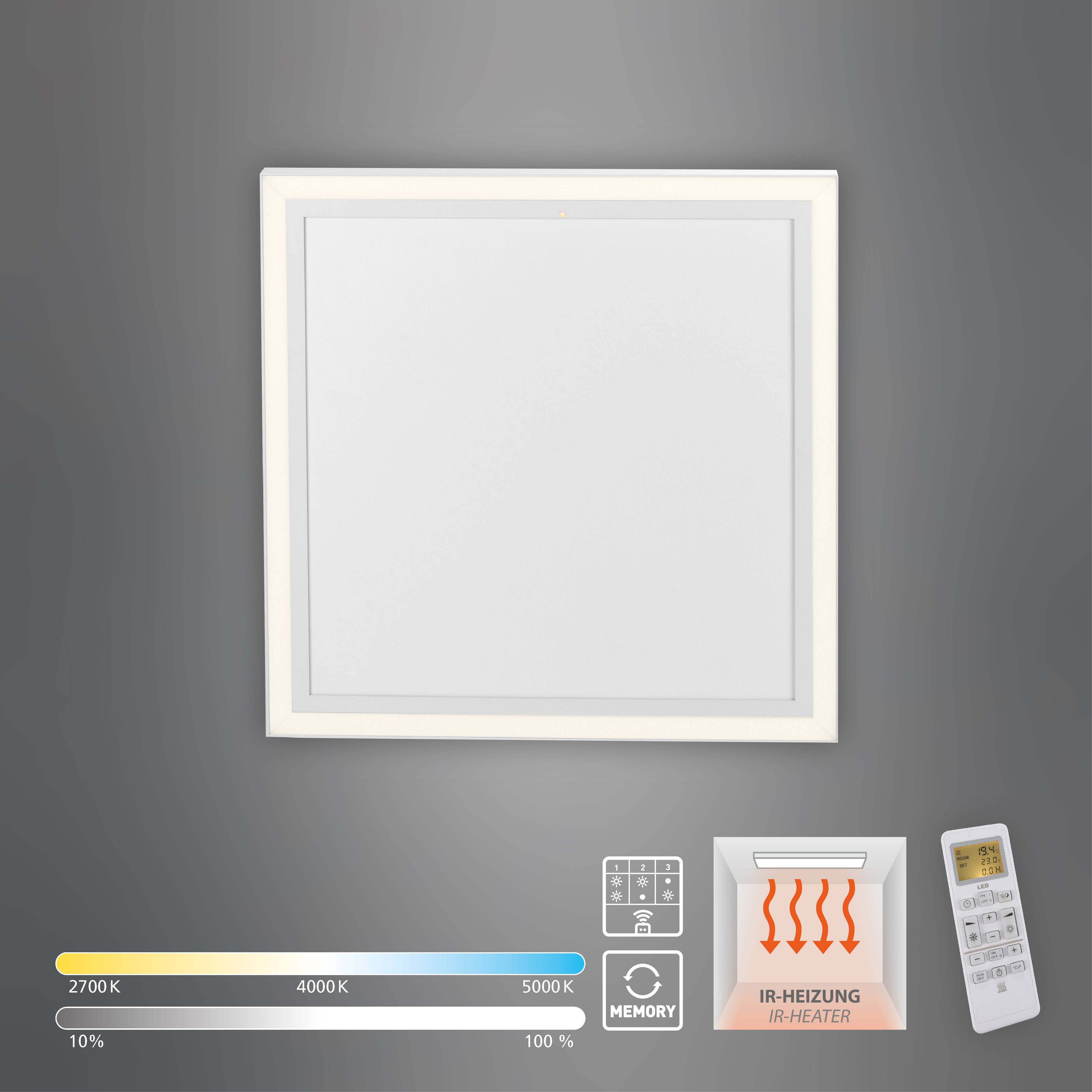 Just Light BEROA Flächenheizung 450W 9m² Weiß