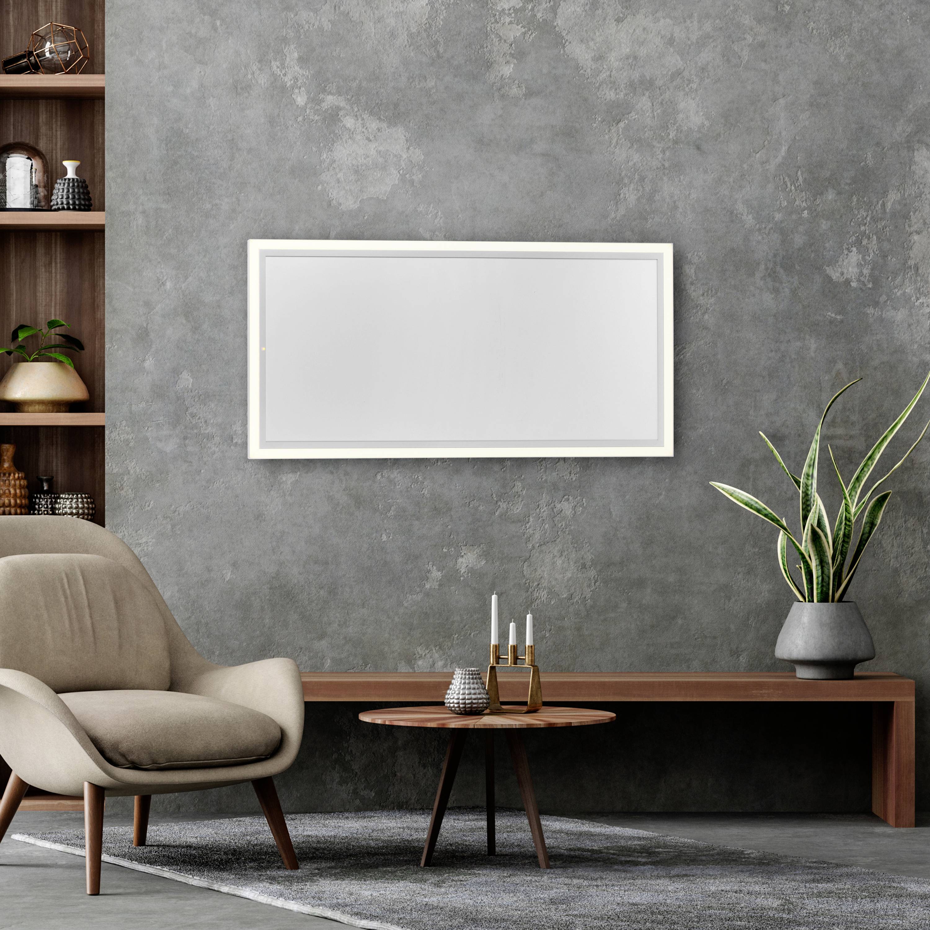 Just Light BEROA Flächenheizung 800W 14m² Weiß