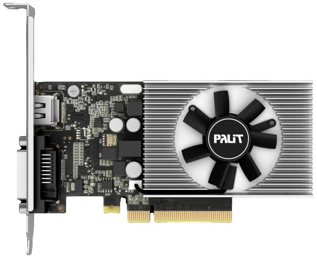 Palit Grafikkarte Nvidia GeForce GT1030 GDDR4-RAM PCIe x16 PCIe 3.0, HDMI®, DVI