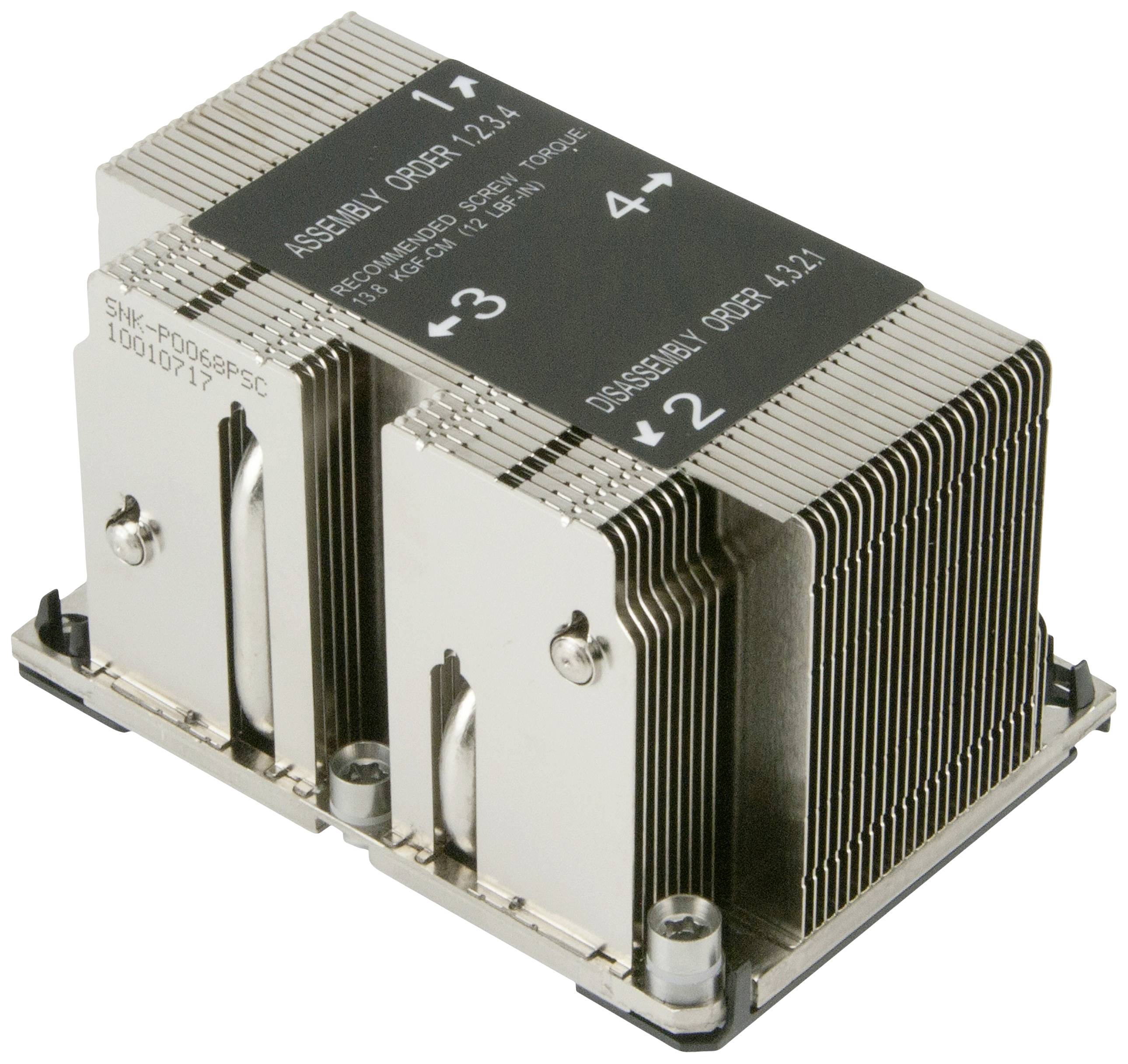 Supermicro 2U Passive CPU HS with Side Air Ch. for X11 Purle
