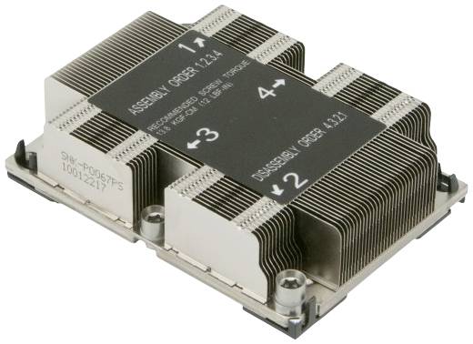 Supermicro 1U Passive CPU HS for X11 Purley, Narrow Retentio