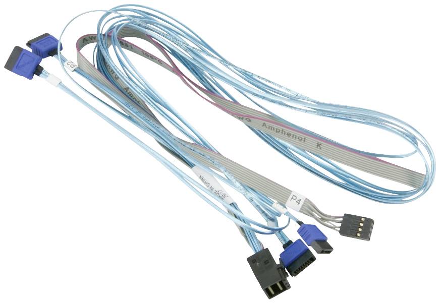 Supermicro Festplatten Anschlusskabel 90m Blau, Grau