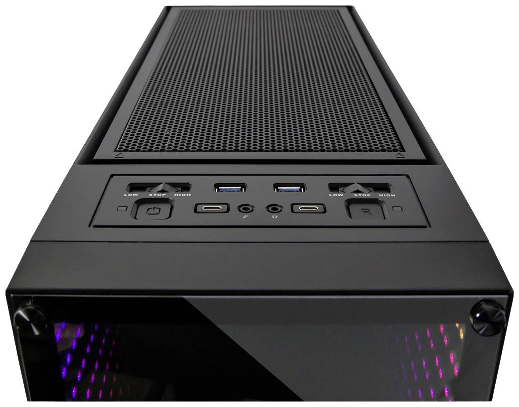 Inter-Tech X-908 Infini2 Tower PC-Gehäuse Schwarz