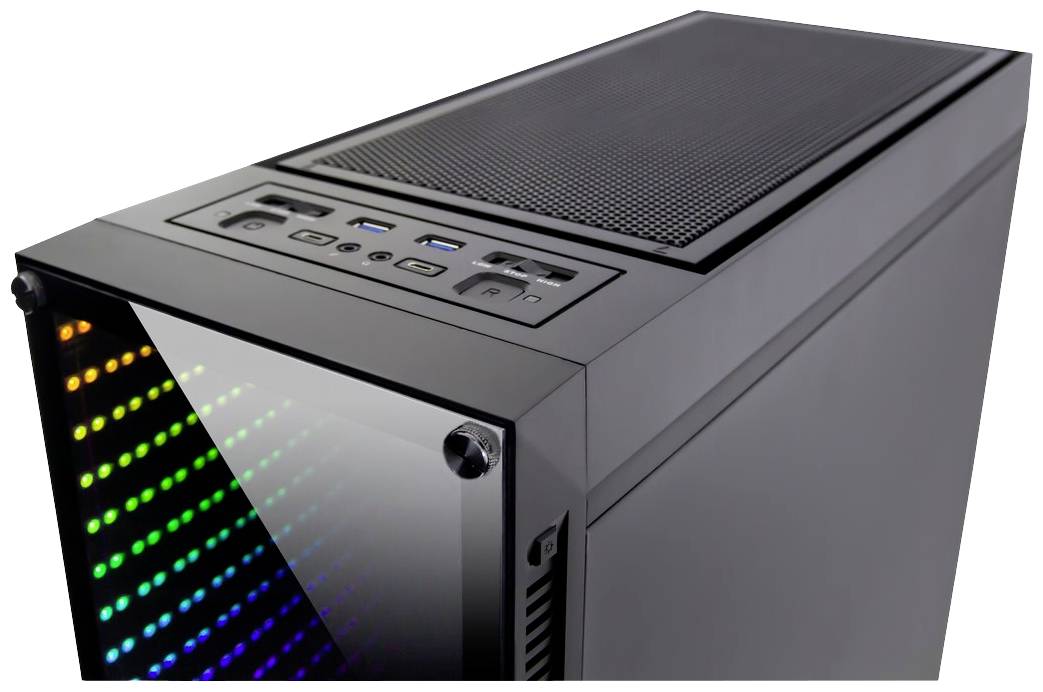 Inter-Tech X-908 Infini2 Tower PC-Gehäuse Schwarz