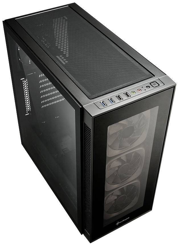 Sharkoon TG6 RGB Midi-Tower PC-Gehäuse Schwarz