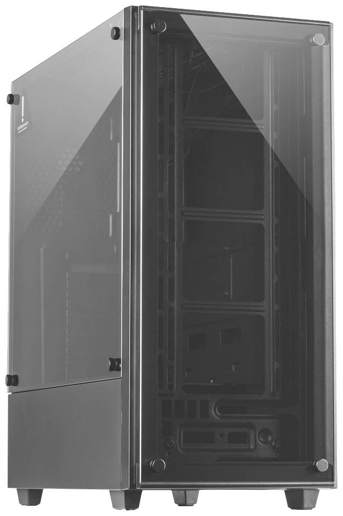Inter-Tech C-303 Mirror Full Tower PC-Gehäuse Schwarz