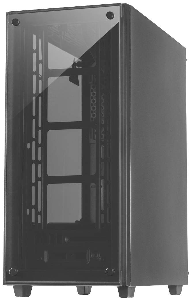 Inter-Tech C-303 Mirror Full Tower PC-Gehäuse Schwarz