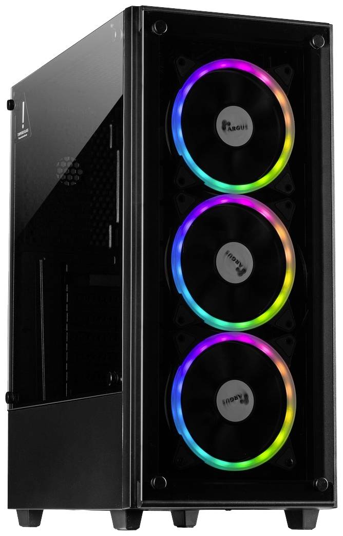 Inter-Tech C-303 Mirror Full Tower PC-Gehäuse Schwarz