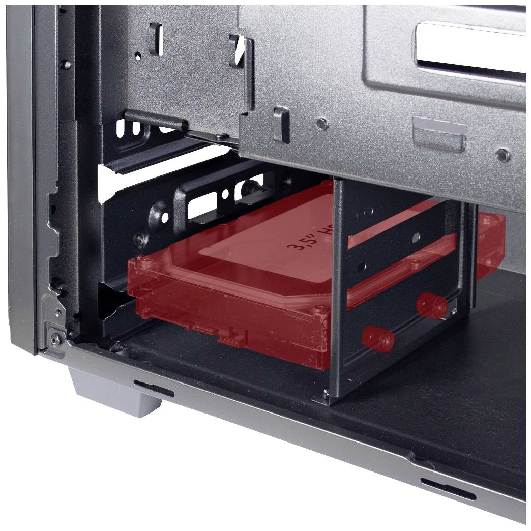 Inter-Tech C-303 Mirror Full Tower PC-Gehäuse Schwarz