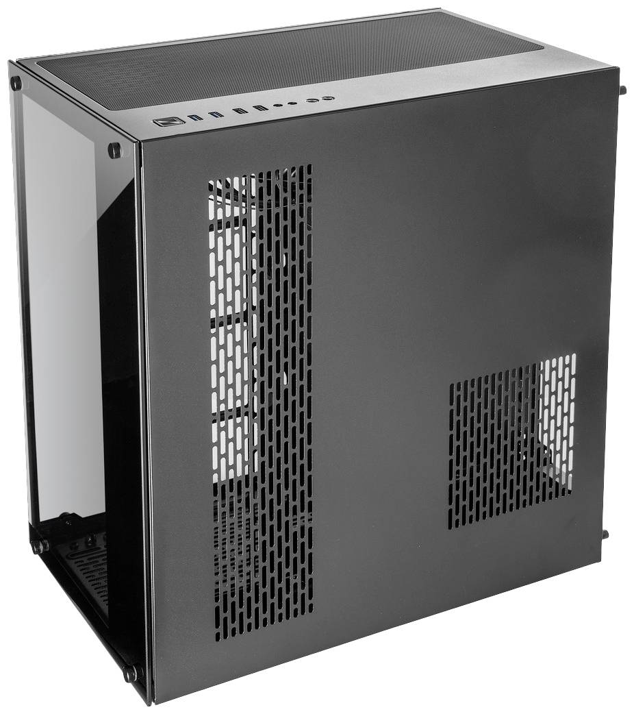 Inter-Tech C-701 Panorama Full Tower PC-Gehäuse Schwarz