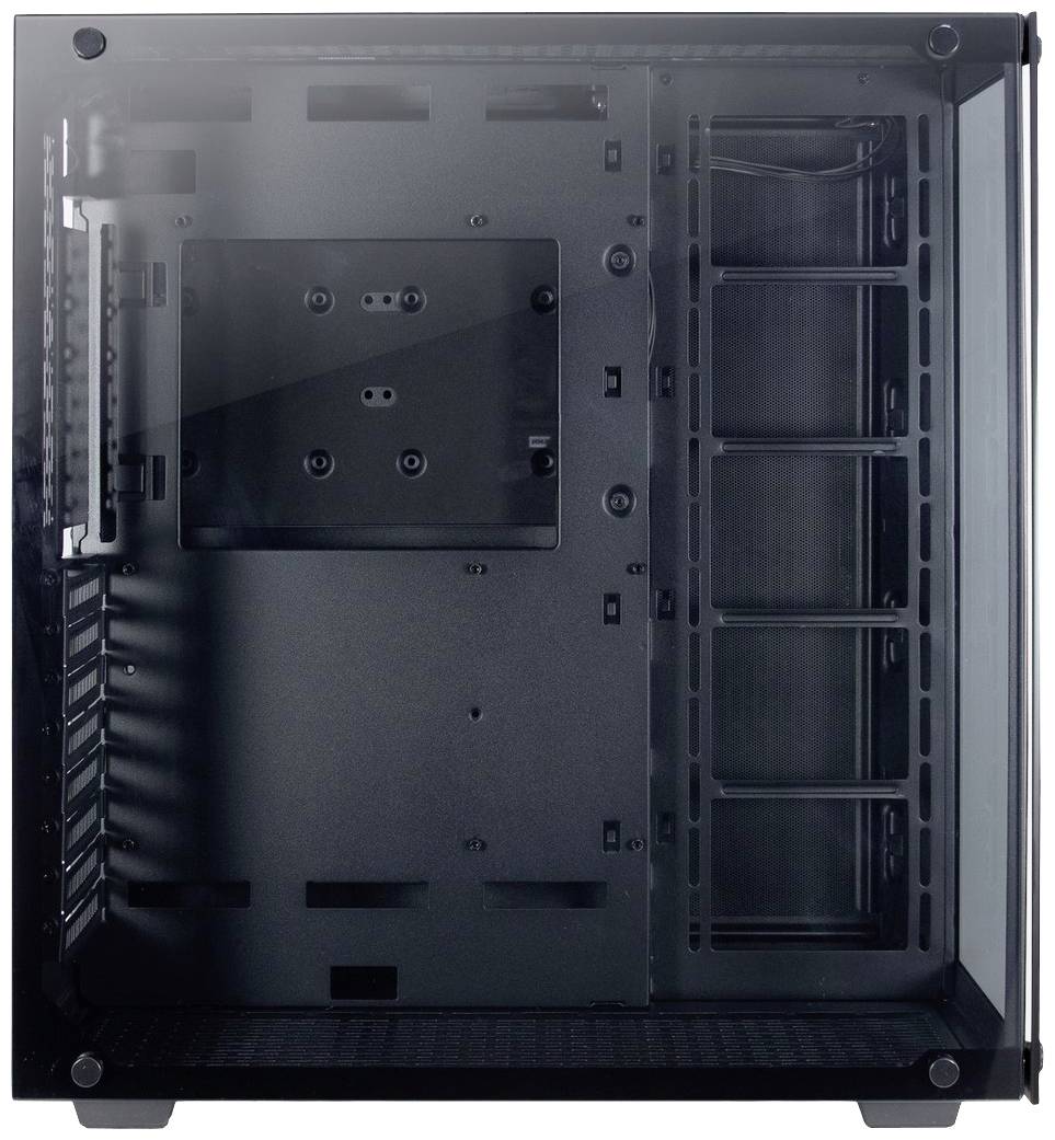 Inter-Tech C-701 Panorama Full Tower PC-Gehäuse Schwarz