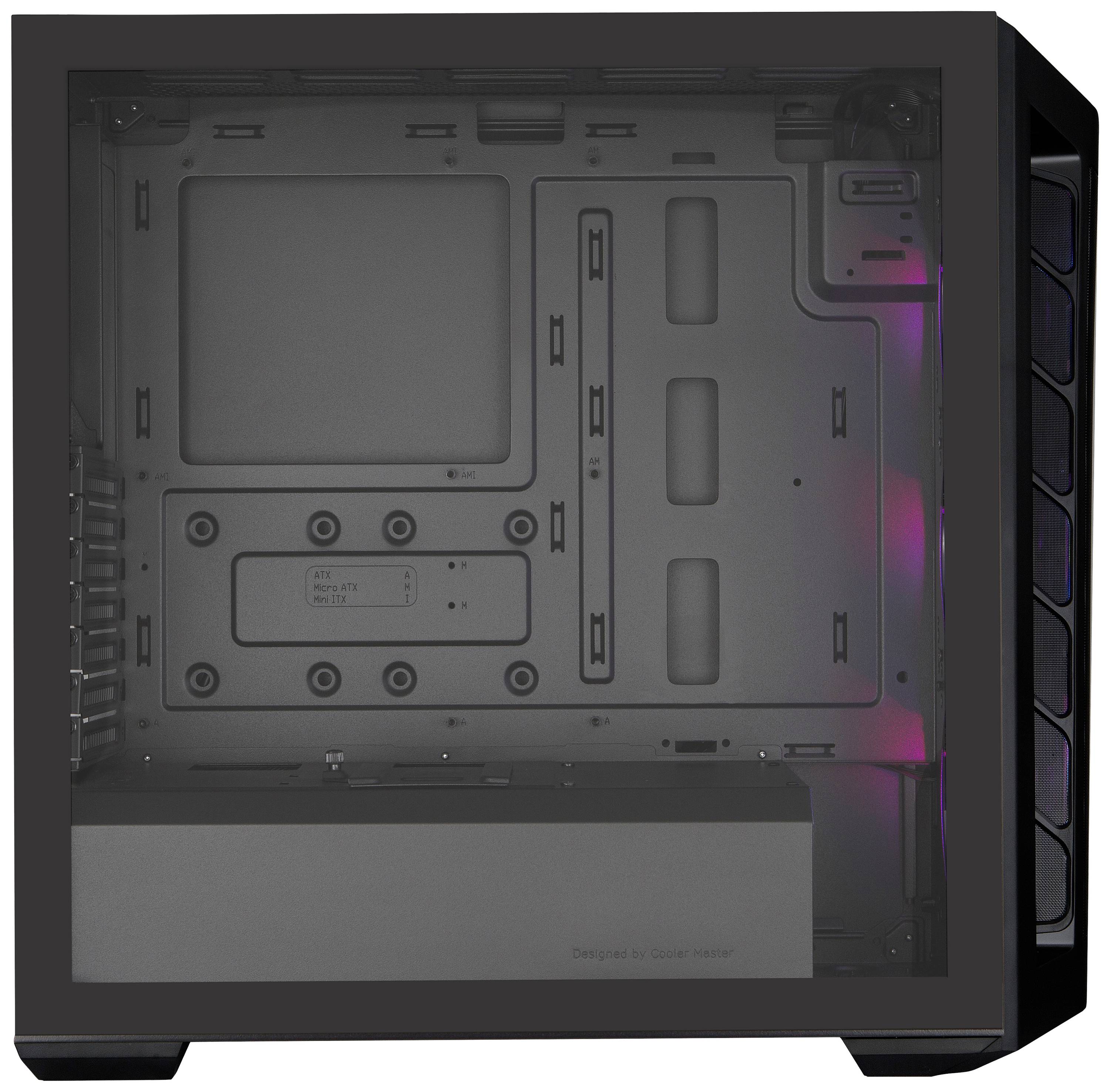 Cooler Master MB511 ARGB Midi-Tower PC-Gehäuse Schwarz
