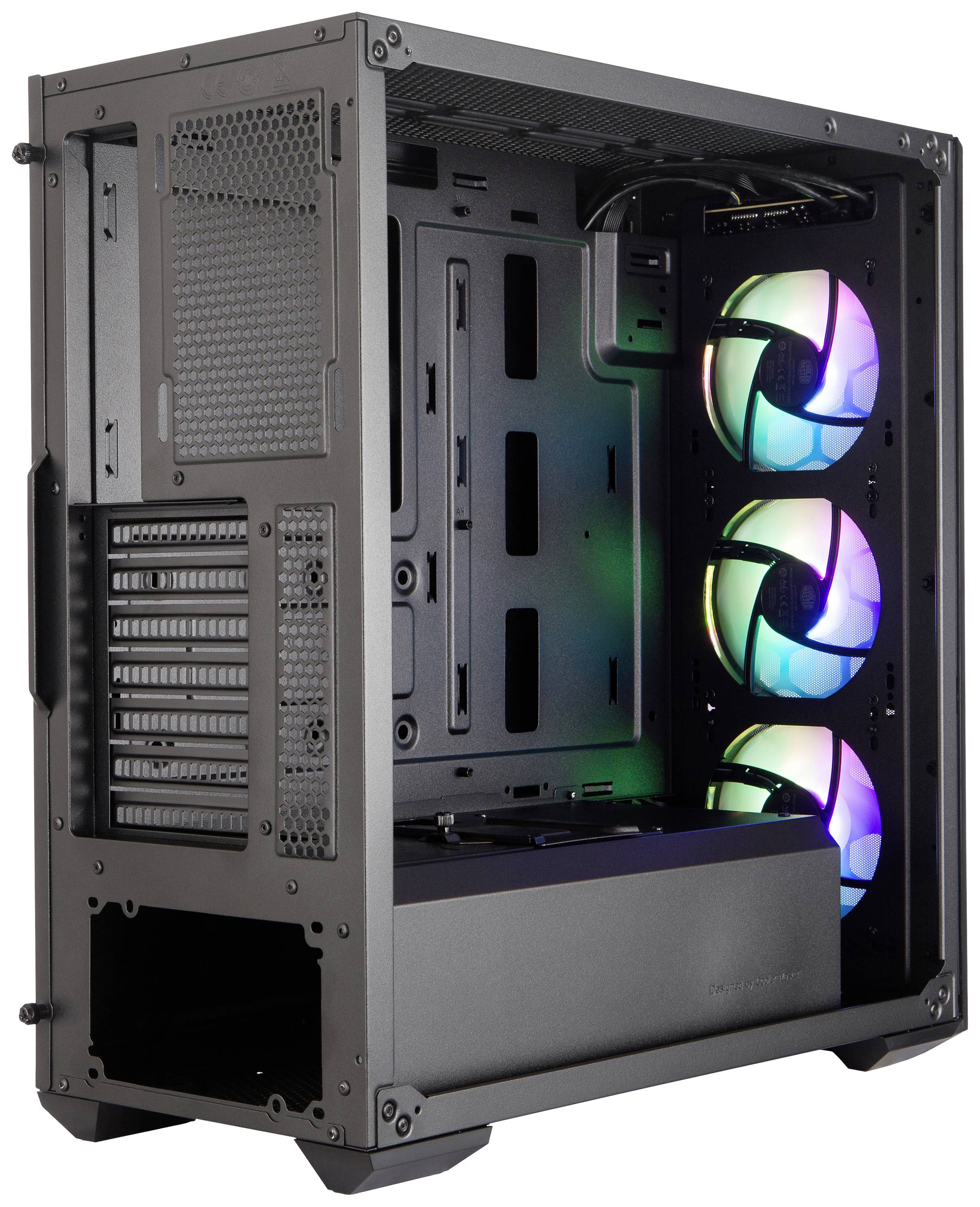 Cooler Master MB511 ARGB Midi-Tower PC-Gehäuse Schwarz