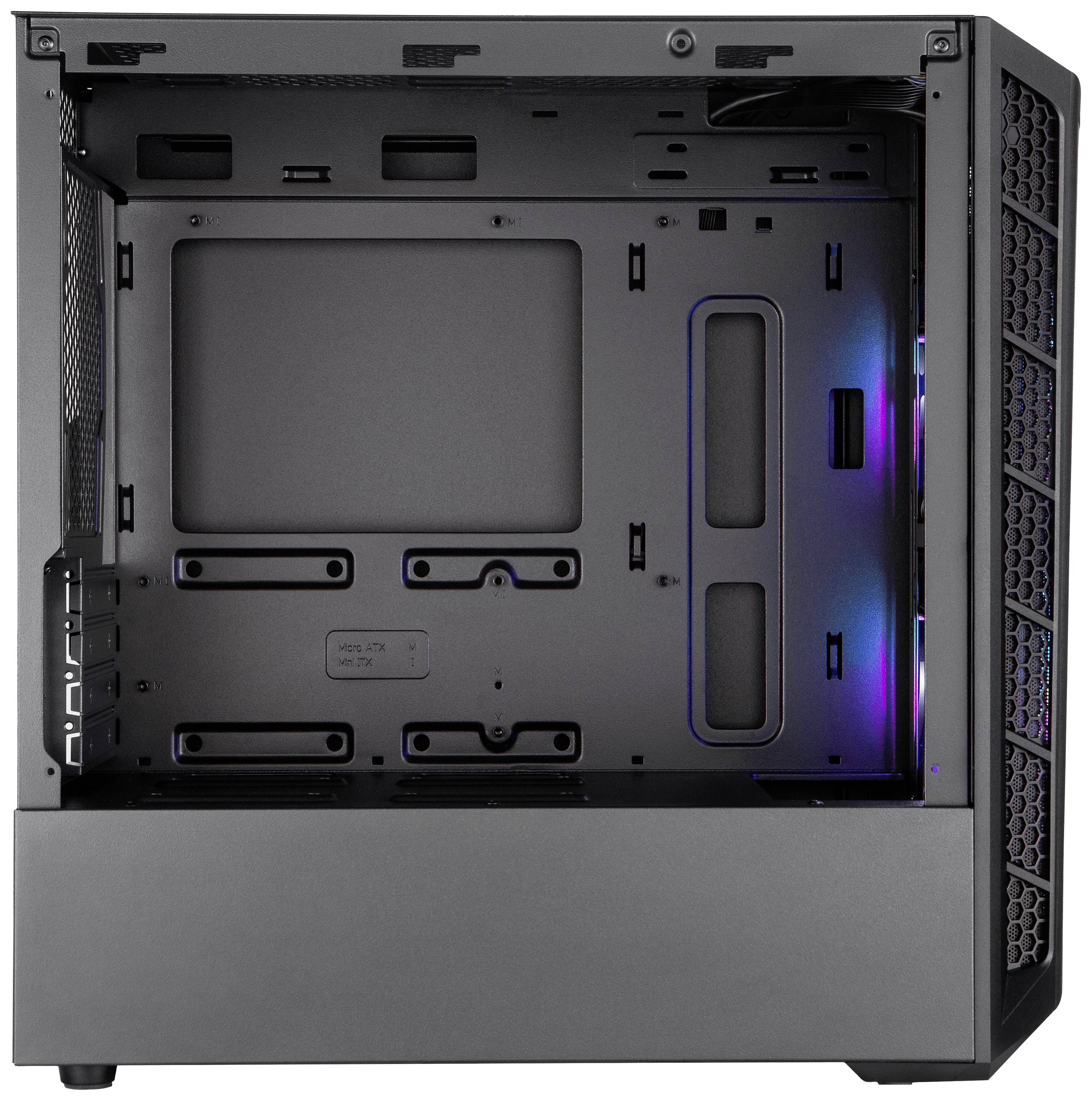 Cooler Master MB311L ARGB Mini-Tower PC-Gehäuse Schwarz