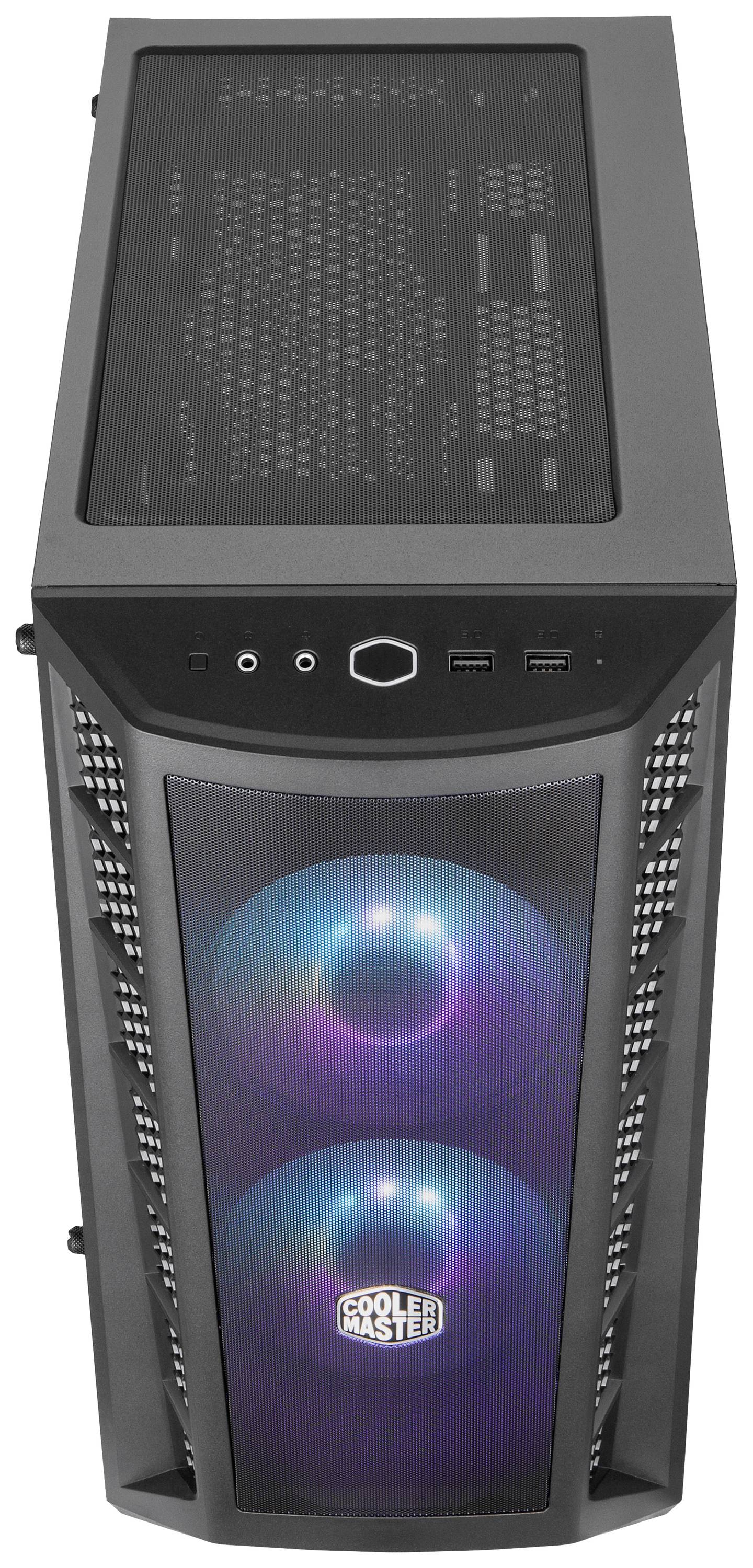 Cooler Master MB311L ARGB Mini-Tower PC-Gehäuse Schwarz