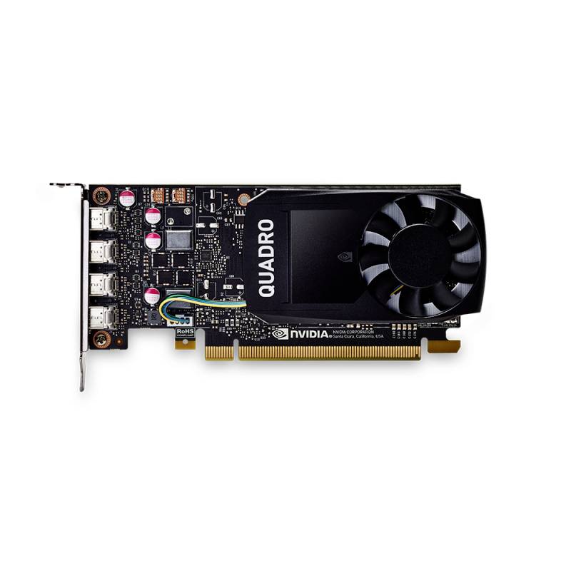 PNY Grafikkarte Nvidia Quadro P1000 4 GB GDDR5-RAM PCIe x16 PCIe 3.0 x16, DisplayPort, Mini DisplayPort Low Profile
