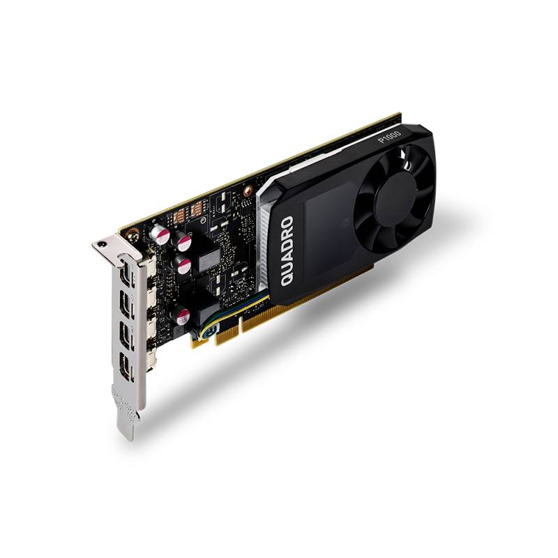 PNY Grafikkarte Nvidia Quadro P1000 4 GB GDDR5-RAM PCIe x16 PCIe 3.0 x16, DisplayPort, Mini DisplayPort Low Profile