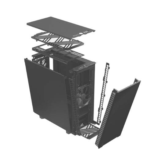 Fractal Design Define 7 Compact Midi-Tower PC-Gehäuse Schwarz