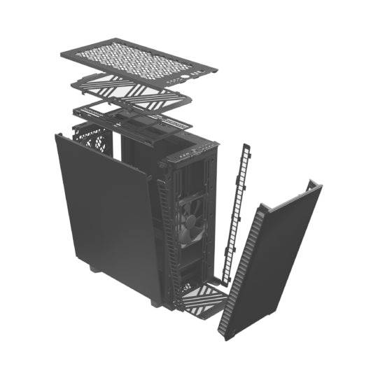 Fractal Design Define 7 Compact Midi-Tower PC-Gehäuse Schwarz