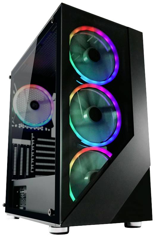 LC Power Gaming 803B Midi-Tower PC-Gehäuse Schwarz