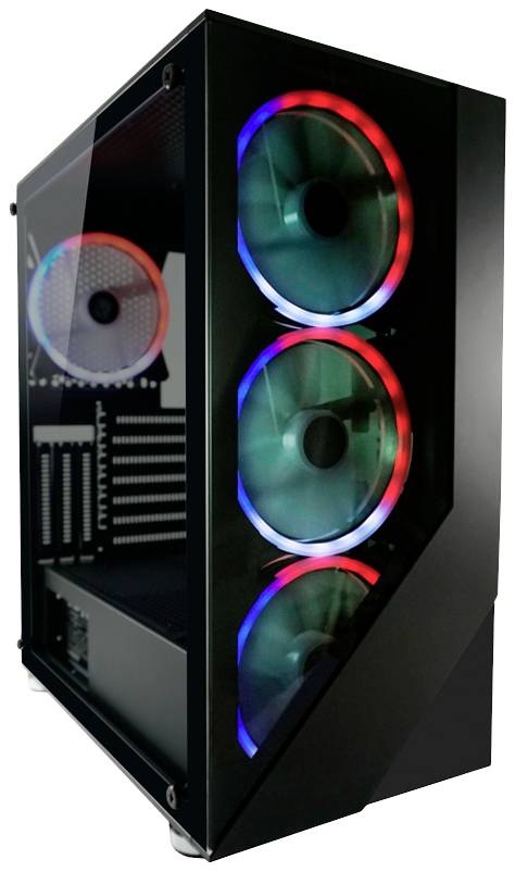 LC Power Gaming 803B Midi-Tower PC-Gehäuse Schwarz