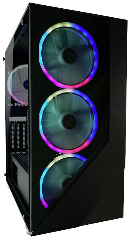 LC Power Gaming 803B Midi-Tower PC-Gehäuse Schwarz