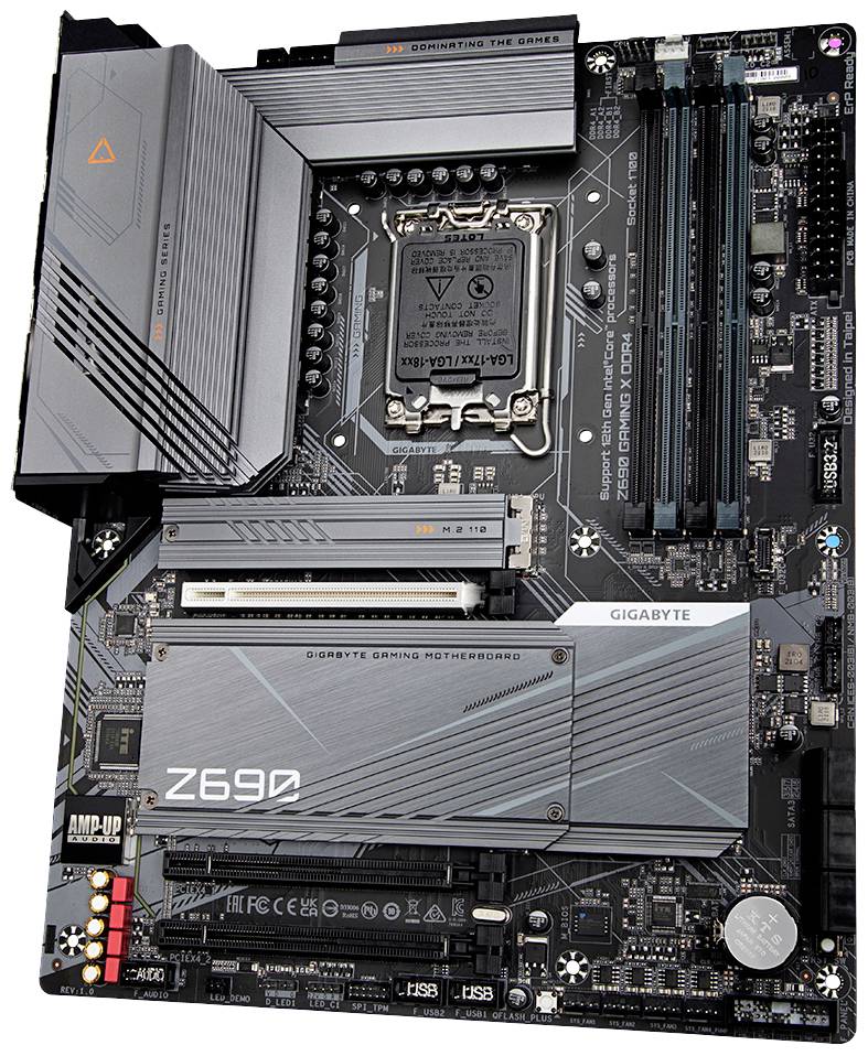Gigabyte Z690 GAMING X DDR4 (rev. 1.0) Mainboard Sockel (PC) Intel® 1700 Formfaktor (Details) ATX Mainboard-Chipsatz Intel® Z690