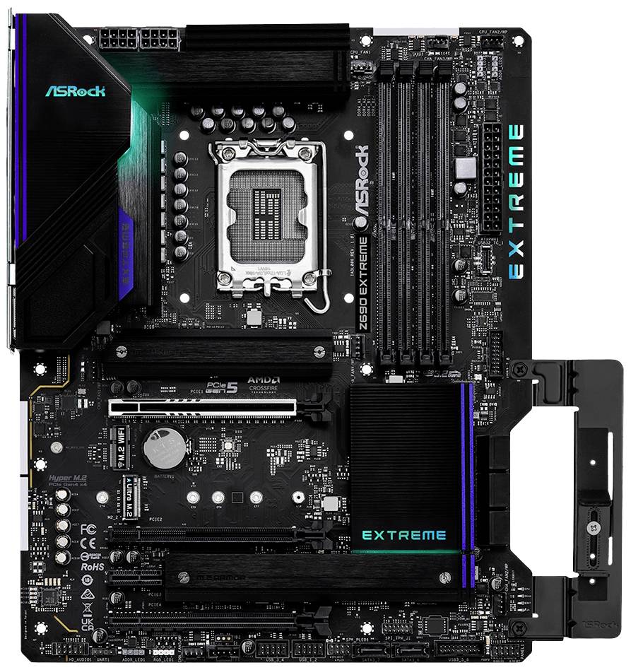 ASRock Z690 Extreme Mainboard Sockel (PC) Intel® LGA 1700 Formfaktor (Details) ATX Mainboard-Chipsatz Intel® Z690