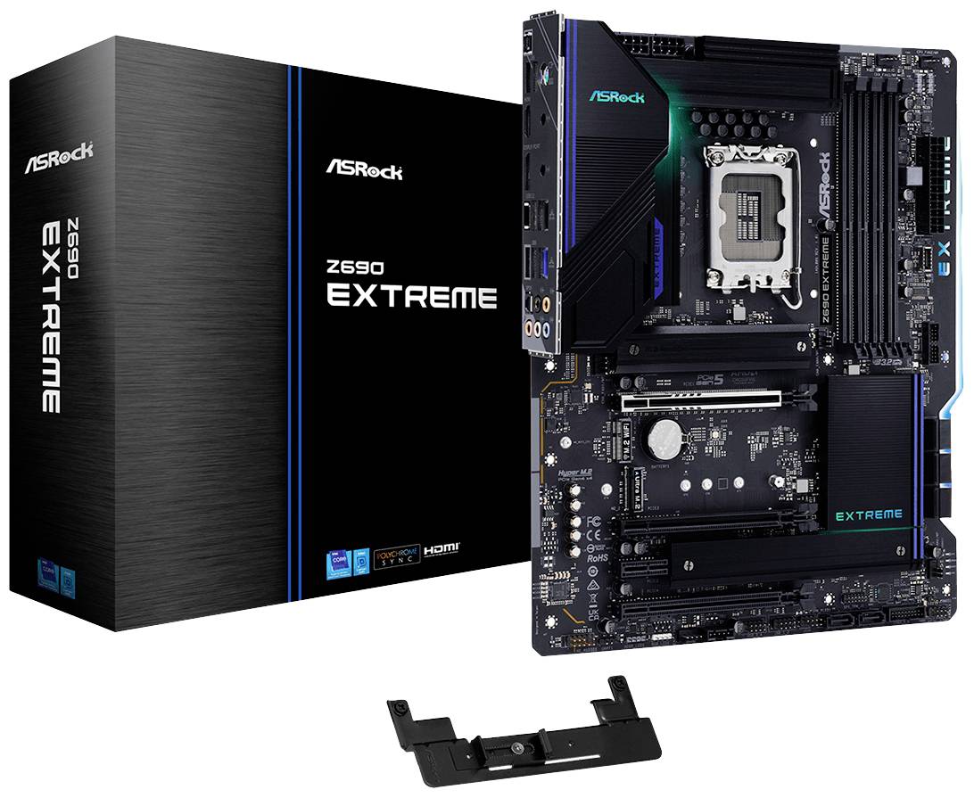 ASRock Z690 Extreme Mainboard Sockel (PC) Intel® LGA 1700 Formfaktor (Details) ATX Mainboard-Chipsatz Intel® Z690