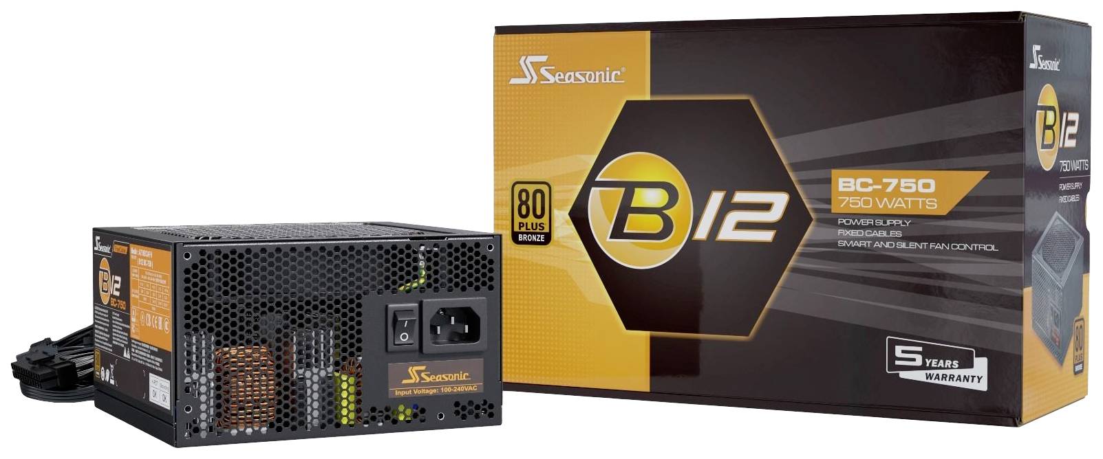 Seasonic B12 BC PC Netzteil 750 W 80PLUS® Bronze